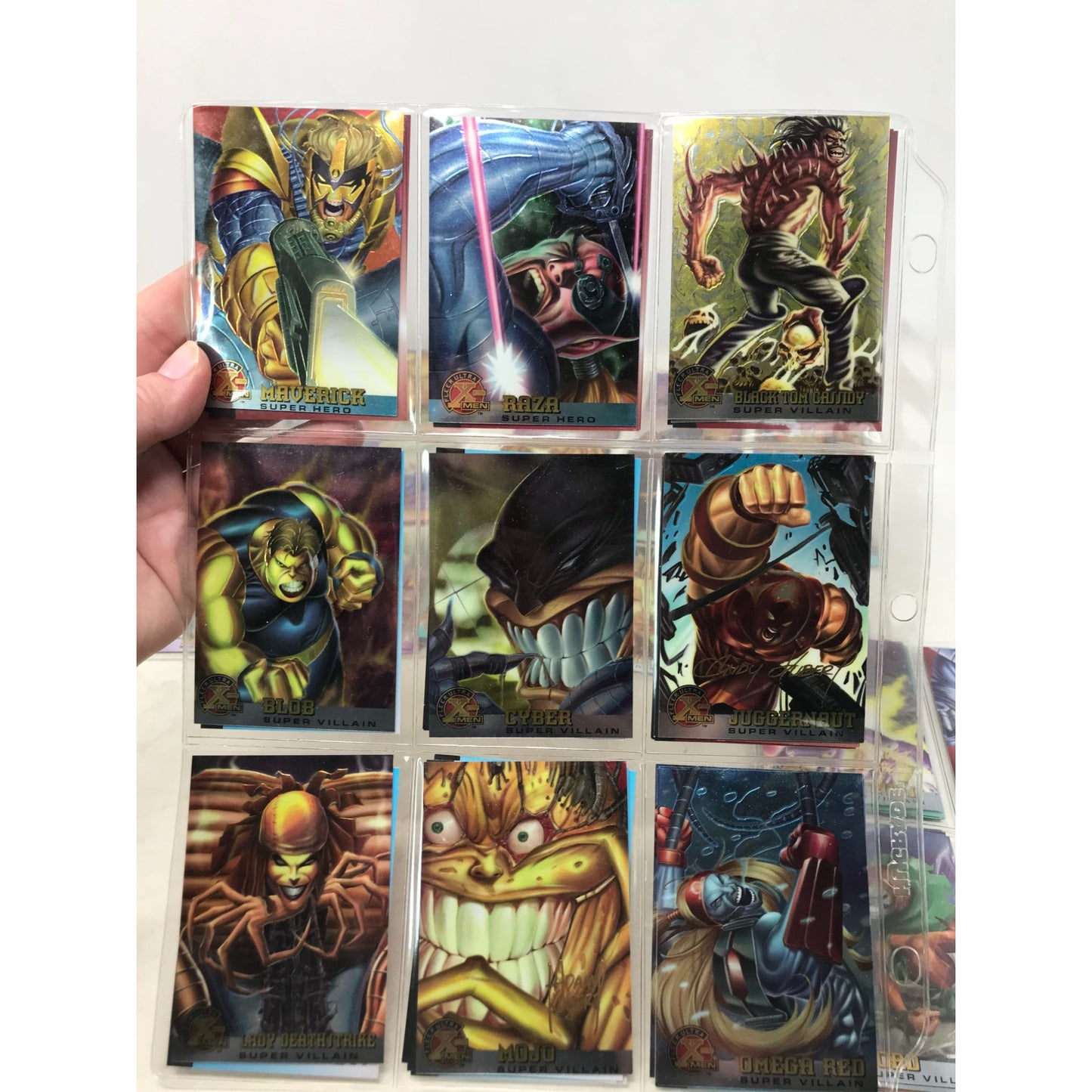 Fleer - ULTRA X-Men Trading Cards (1995) - 70+ Cards and Insert -