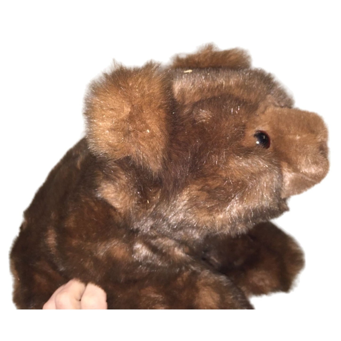 Gund Collector's Classic Brown Bear - Walks on All Fours  - 14" Long - Realistic Fur Collectible Plush Bear