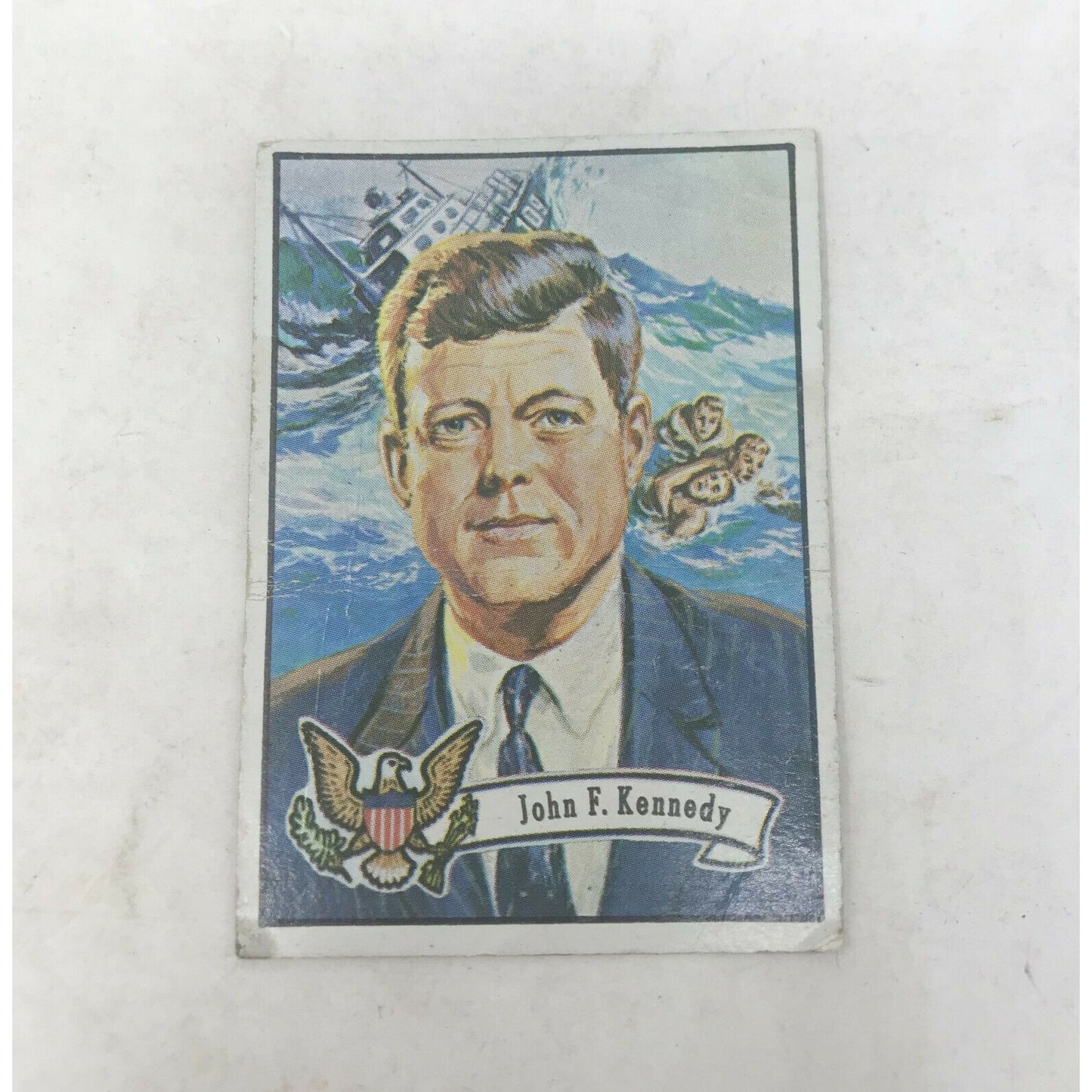 1972 Topps U.S Presidents JOHN F KENNEDY Trading Card  #34