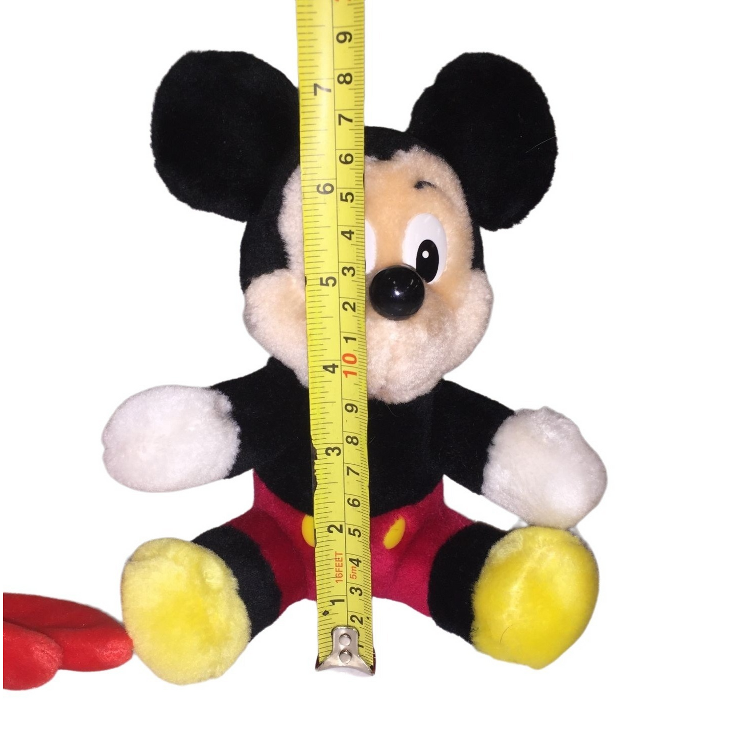 Disneyland Walt Disney World Mickey Mouse Plush 9"  - Classic Disney Memorabilia