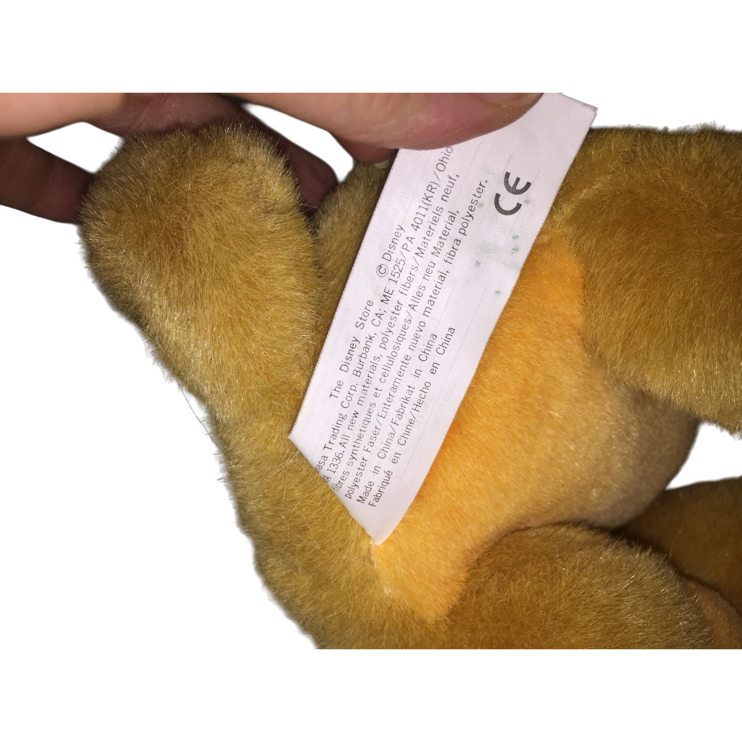 Vintage Disney Store SIMBA Lion Cub Plush from The Lion King - 7"